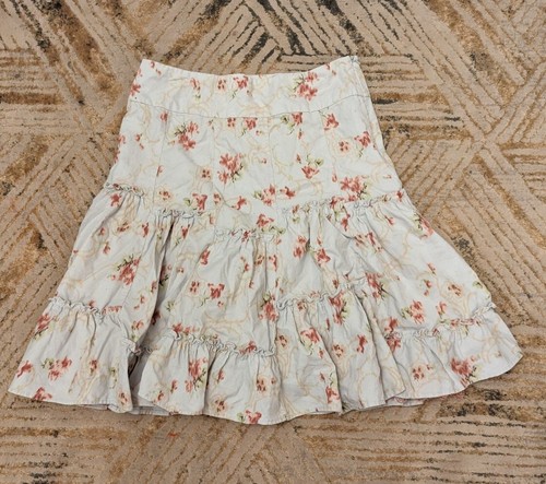 ANTHROPOLOGIE Edme & Esyllte SANTA ANNA Ruffled Corduroy Cottage Core Size 4 - Picture 2 of 6
