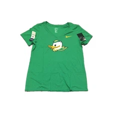 NWT New Oregon Ducks Nike Women's Tri Blend Vault Cracked V-Neck Shirt Small
