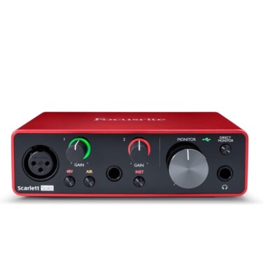 Focusrite Scarlett Solo 3rd Gen USB Audio Interface- SCARLETT-SOLO-3G