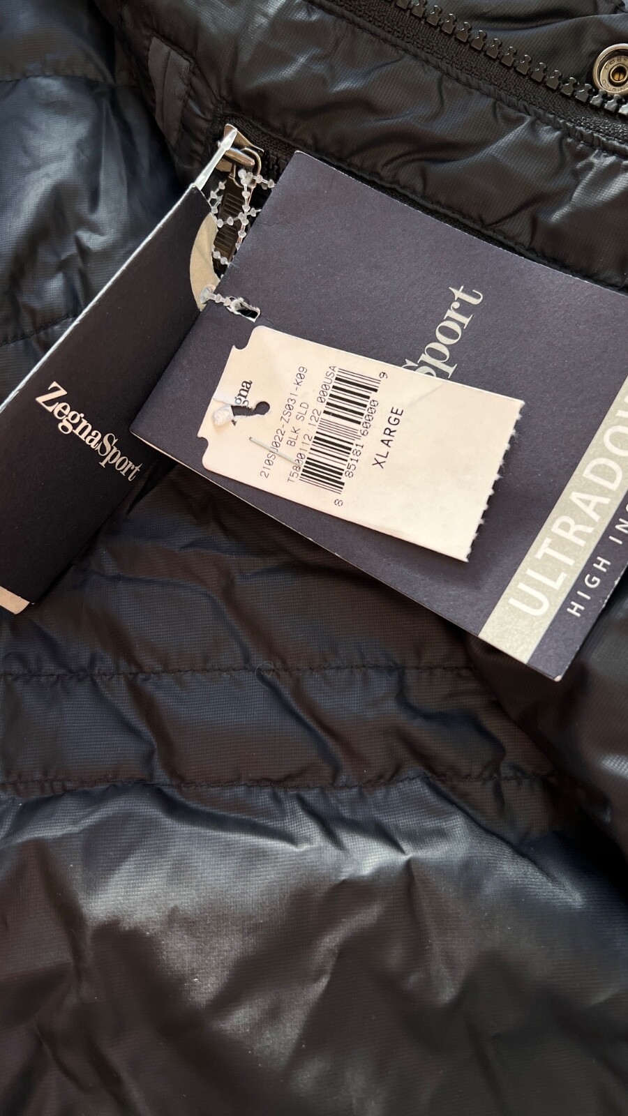 Zegna Sport Ultradown Men's Coat (XL Size) image 7