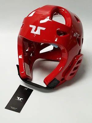 Tusah Taekwondo TKD Red Head Guard Protector WTF Approved