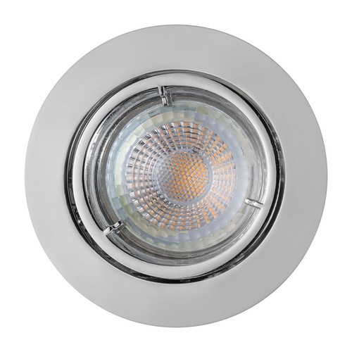 9x LED Einbauspot Schwenkbar 230V GU10 35W dimmbar 2700k Warmweiss Chrom Leuchte - Picture 5 of 11