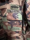 US Military Navy Seabees Battle Dress Uniform BDU Shirt, Pants Medium Regular — photo 3