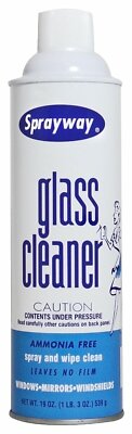 Whirlpool Sprayway 050 Glass Cleaner Aerosol Removes Bugs/Grime 19 Oz W11112408