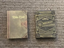 Robin Hood Playing Cards by Kings Wild &  Navy Monarch Deck