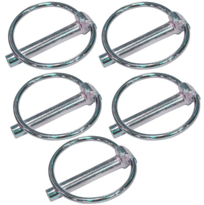 Set of  Five (5) 3/16'' Diameter Lynch Pin 1-3/8'' Long