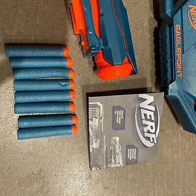 Nerf Elite 2.0 Eaglepoint RD-8 Blaster -- 8-Dart Drum, Detachable Scope and  Barrel, 16 Nerf Darts, Bolt Action - Nerf