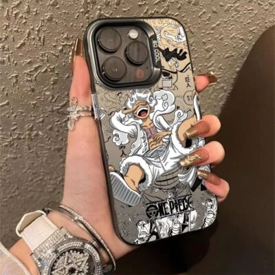 MARKENLOS Funda protectora TPU One Piece Luffy para iPhone 11 12 13 14 15 16