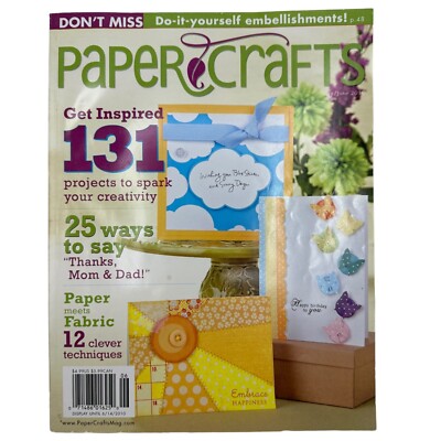Paper Crafts Magazine Issue 48 Winter 2010 131 Projects Cards Ideas Creativity