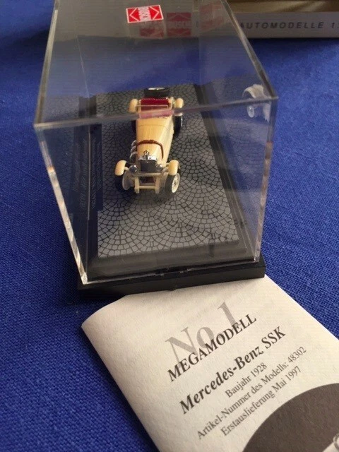 BUSCH 1:87 Mercedes-Benz SSK (1928)  # 48302 nella confezione originale del 1997 - Immagine 3 di 4
