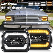 2pc 5x7 7x6 Led Headlights Drl For Chevy El Camino 1978-1981 Classic Luv Truck