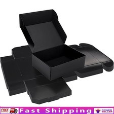 Large Black Shipping Boxes 20 Pack Corrugated Mailers Easy Assemble Durable New