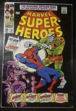 Marvel Super-Heroes #14 May 1968 FN Spider-Man, Mercury, Black Knight