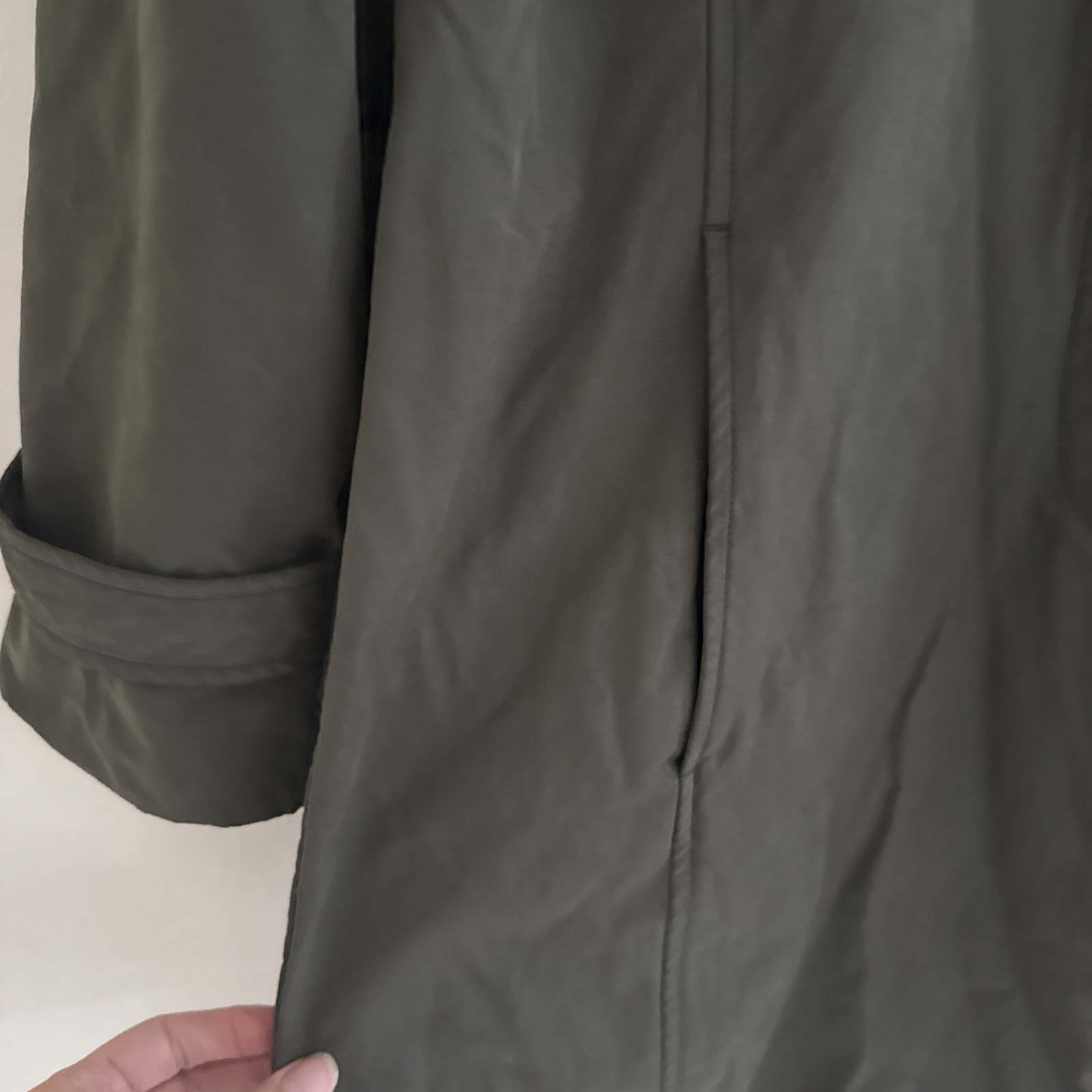 Pendleton Green Plaid Lined Coat Jacket Women’s L… - image 4