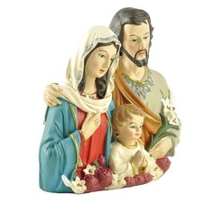 Résine 5 "Sainte Famille Statue Catholique Religieux Cadeau Peint À La Main
