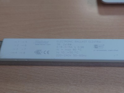 Helvar elektronisches Vorschaltgerät EL2x18sc T8: 2 x 18W 220-240V 50-60hz