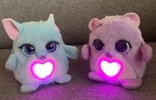 Lot Of 2 Interactive Furreal Fuzzalots Furby Lights and Sounds Work Hasbro 4"