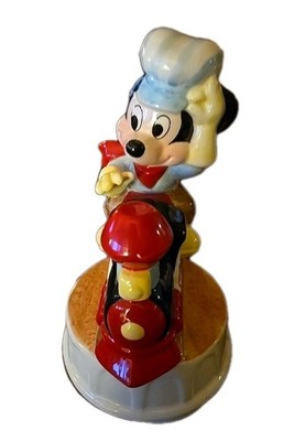 Schmid Music Box - Mickey Mouse Turns & Plays I ve been working on the railroad