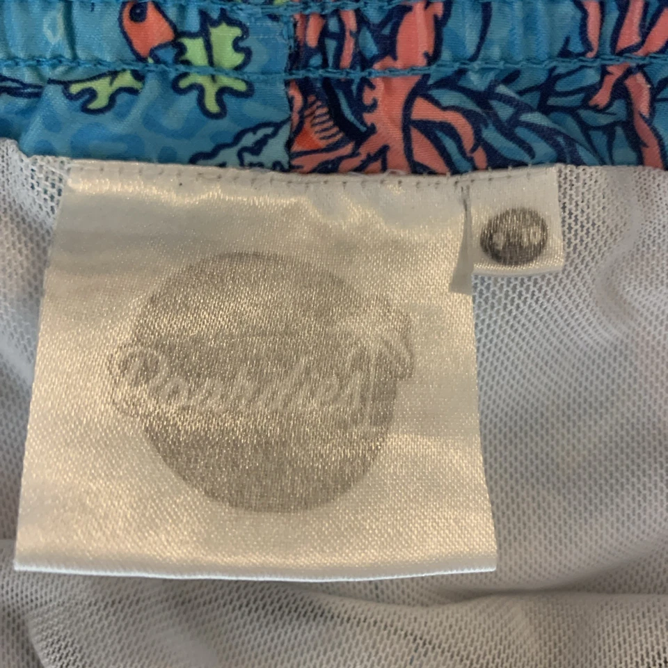 Boardies Niños 9 10 Bañador Azul Pez Bajo el Agua Board Shorts Forrados Colorido Foto 2 de 4