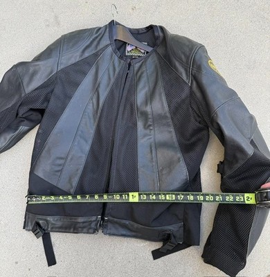 Vintage 1980's Vanson Leather Motorcycle Biker Jacket - Made in USA