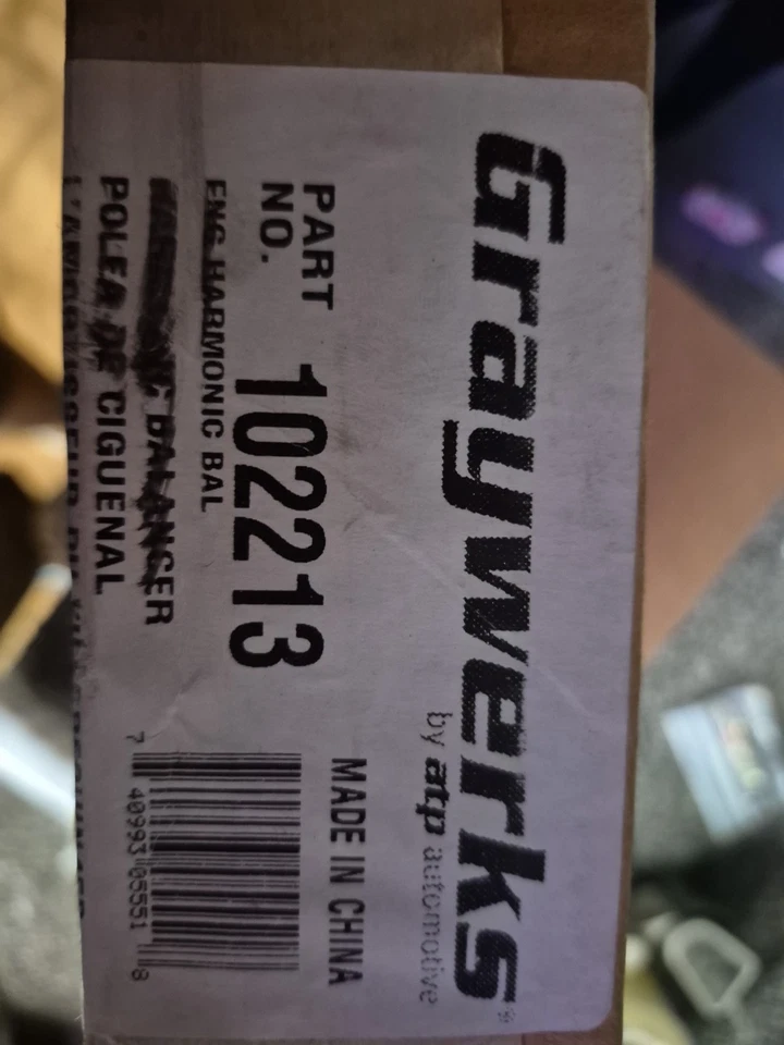 Graywerks 102213 发动机谐波平衡器 适合精选现代/起亚型号 (W3420) — 第 4/4 张图片