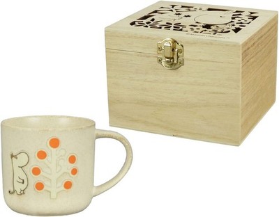 Yamaka Shoten MOOMIN Mug Approx. 350ml Wooden Box Moomin Microwave Japan