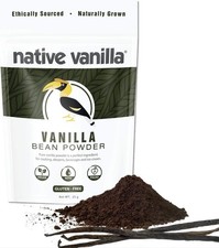 Native Vanilla - Premium Gourmet 100% Pure Ground Vanilla Bean Powder (25 g) -