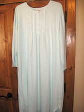 Miss Elaine Honeycomb Long Winter Nightgown  Plus Size 2X - NWT