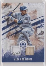 2019 Panini Diamond Kings DK Materials Holo Silver 14/60 Alex Rodriguez o7m