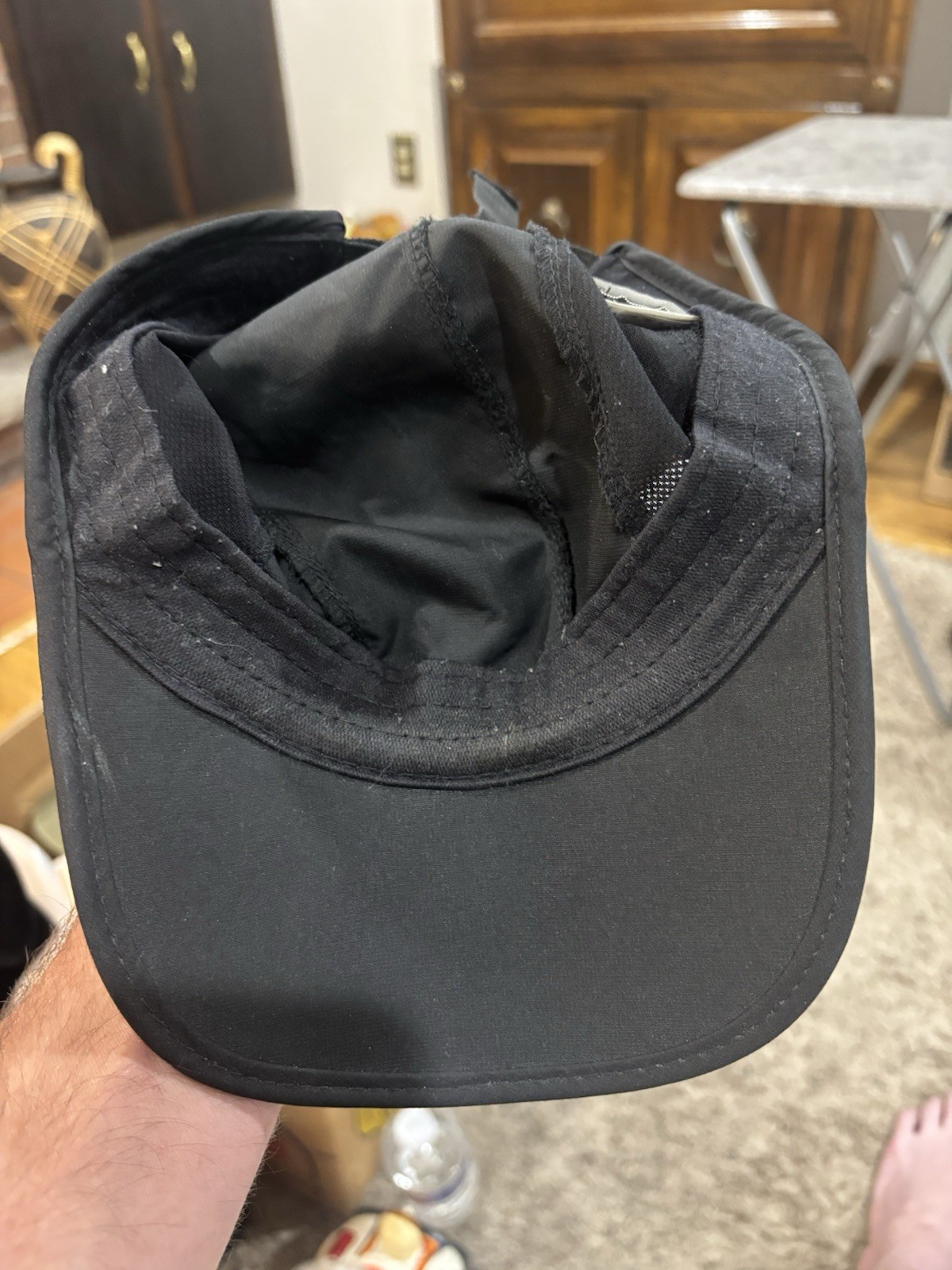 Puma Runner Lightweight Cap Hat Adjustable Black … - image 6