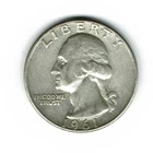 1961-D  Washington Quarter, 90% Silver