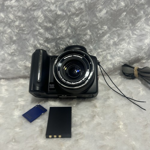 Kodak EasyShare P712 Black 7.1MP Digital Camera W/SD Card & Batt No Flash See Vi - Picture 2 of 11