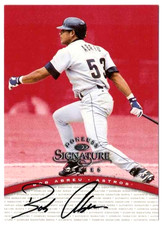 BOBBY ABREU 1997 Donruss SIGNATURE SERIES Autograph ON-CARD AUTO HOF?
