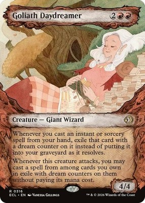 x1 Goliath Daydreamer - Showcase R MTG Lorwyn Eclipsed M/NM, English