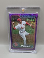 2024 Topps Series 1 Nolan Arenado #118 Purple Holofoil Parallel /799 Cardinals