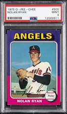 1975 O-PEE-CHEE #500 NOLAN RYAN PSA 9