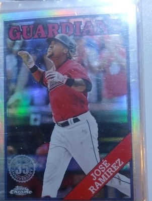 2023 Topps Chrome - 1988 By H Topps Baseball Jose Ramirez #88BC-17