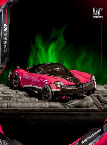 In Stock New Unique Toys UT R-09 Red Destroyer Stinger Transforms Action Figure - Picture 7 of 13