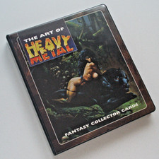 Comic Images HEAVY METAL w/ Binder Art of +6 Card Sheet + FEMME FATALE Foil Card