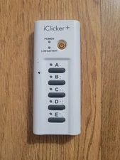 iClicker Plus Student Remote Control Model RLR15