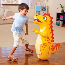 Tumbler Boxing Inflatable Dinosaur Punching Bag Boys Games Sport Toys Christmas