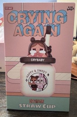 Crying Again Cry Baby Happy & Sweet Straw Cup (New Sealed, Unopened Box) US Mail