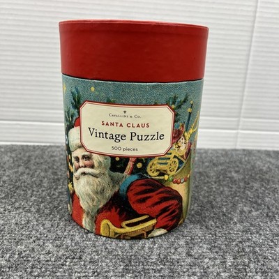 Cavallini & Co. 500 Piece Vintage Puzzle 'Santa Claus' 14x22 NEW