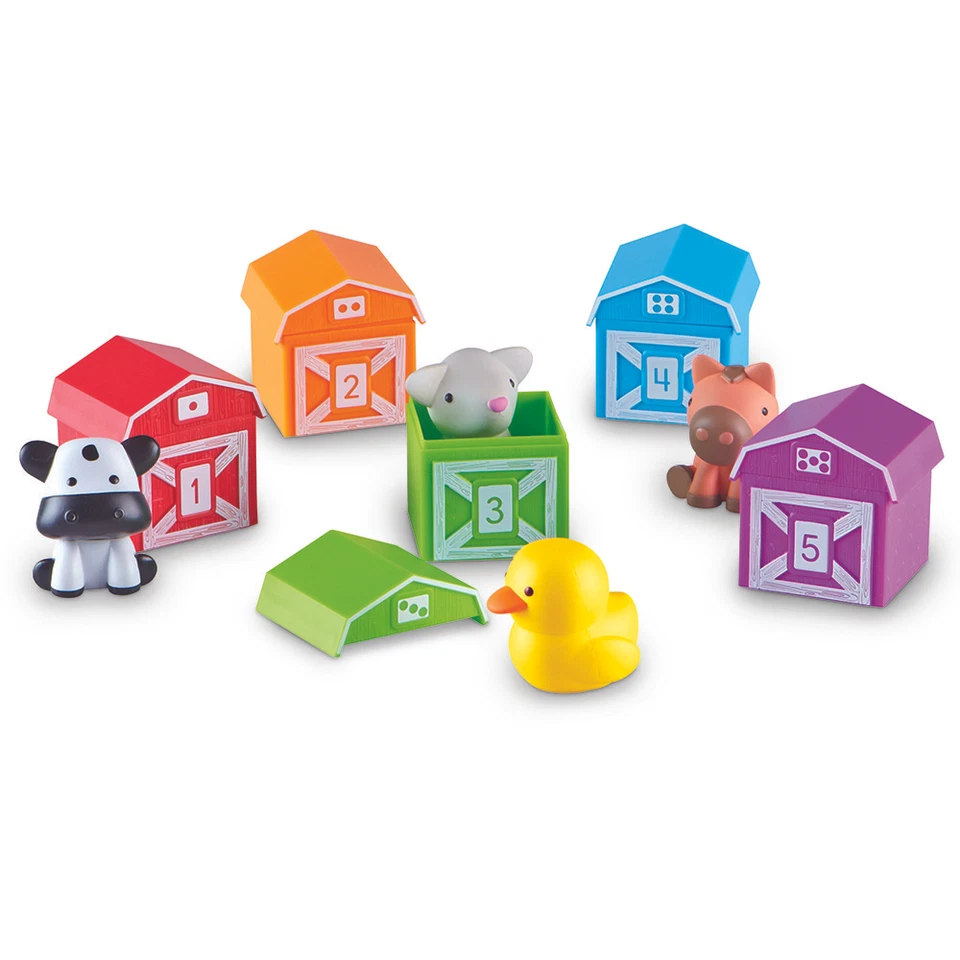 Learning Resources Peekaboo Learning Farm Educational Toy Ages 18 Months plus - Image 2 of 4