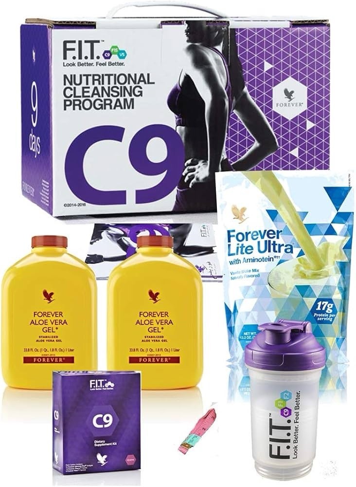Forever Living F.I.T. C9 Nutritional Cleansing Program Aloe Vera Vanilla 9  Days | eBay