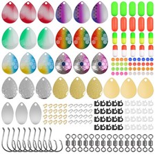 Walleye Rig Making Kit,205pcs DIY Lure Making Supplies Parts for Crawler Harn...