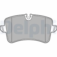 Delphi Bremsbelagsatz, Scheibenbremse Hinterachse U.A. FüR Audi, Porsche