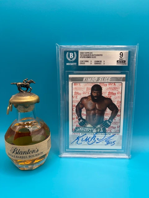 2009 Topps UFC The Ultimate Fighter TUF Autograph Auto Kimbo Slice BGS 9 1st RC