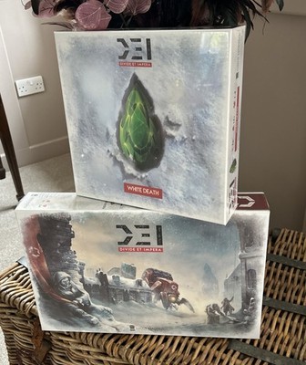 Brettspiel D.E.I. - Divide et Impera Core Game & White Death Expansion - SEALED 