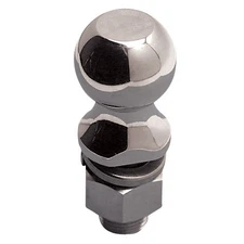 STAINLESS HITCH BALL 2" X 3/4" 304 SS, TRAILER HITCHBALL